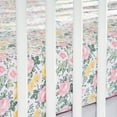 thumbnail image 4 of Parent's Choice 100% Cotton Fitted Crib Sheets For Baby Girls, Pink Floral, 2 Pack, Crib Bed, 4 of 10