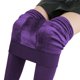 thumbnail image 1 of Mallas cálidas de terciopelo para mujer, Leggings elásticos de cintura alta, Color sólido, Color negro, Invierno, 1 of 4