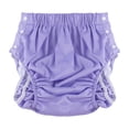 thumbnail image 2 of Pañal de tela reutilizable unisex para adultos, con apertura lateral, lavable, ajustable y con broches. Púrpura XXL, 2 of 9