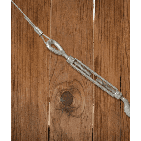 National Forged Steel Hook/Eye Turnbuckle - Pack of 4 — Residential Use, Standard Application