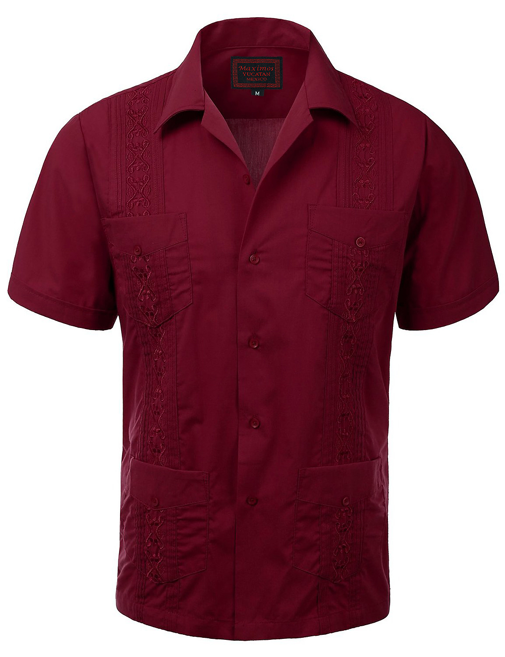 burgundy dress up shirt