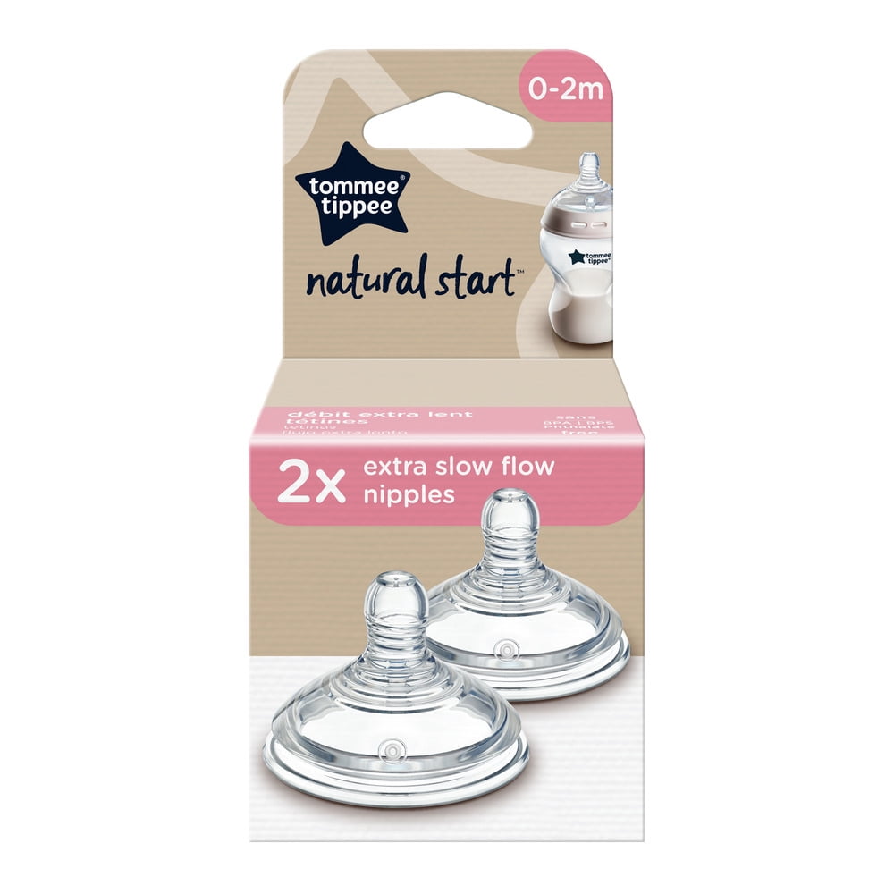 Tommee Tippee Natural Start Baby Bottle Nipples, Medium Flow, 3+