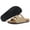 beige, variant on Men Outdoor Slide Sandals, Casual Open Toe Slippers with Cork Sole for Daily Wear