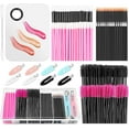 thumbnail image 1 of HSHDLDF Disposable Makeup Applicators Kit, Shynek Makeup Mixing Palette with Spatula and Disposable Makeup Brushes Tools Mascara Wands, Lip Goss Applicators, Makeup Hair Clips with Organizer Box, 1 of 7