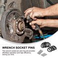 thumbnail image 2 of 10 Sets Wrench Retainer Rings with O-ring Compatible With Electric Wrench Pneumatic Wrench Hand Tool and Home Improvement Tool Black, 2 of 9