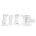 thumbnail image 3 of Gear Shifter Panel Button Cover, Reliable Sturdy Silver  Panel Button Sticker Aluminium Alloy 7pcs  for, 3 of 8