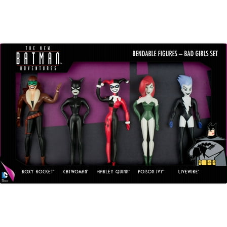 New Batman Adventures-Bad Girls Set 5-Pc Bendable