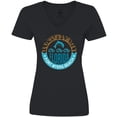 thumbnail image 3 of Inktastic Fort Myers Beach Florida Vacation Women's V-Neck T-Shirt, 3 of 5