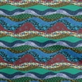 thumbnail image 1 of oneOone Rayon Green Fabric Floral Sewing Material Print Fabric By The Yard 56 Inch Wide, 1 of 5