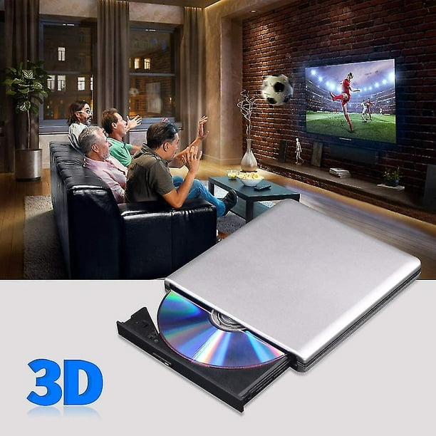 Lecteur Blu Ray Dvd Externe 3d, Usb 3.0 Et Lecteur Bluray Cd Dvd
