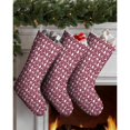 thumbnail image 3 of 3 Pcs Christmas Stockings,Red Christmas Deer and Tree Pattern Stockings Christmas,14.8'' Xmas Stockings,Christmas Party Favors,Christmas Party Decorations,Christmas Stockings Personalized, 3 of 5