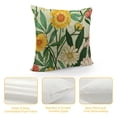 thumbnail image 4 of Qinduosi Throw Pillow Covers Inch Set of , Decorative Pastoral Pillow Cases for Living Room and Outdoor Sofa, Sunflower White, 4 of 5