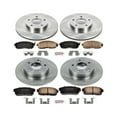 thumbnail image 3 of Power Stop Front and Rear Stock Replacement Brake Pad and Rotor Kit KOE2706, 3 of 8
