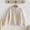 Khaki, variant on Lightweight Breathable Summer Kids Striped Outer Shirt, Unisex Double-Layer Cotton Gauze Stripe Button Front Long Sleeve Top for Boys Girls