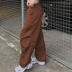 thumbnail image 4 of Pntutb, ropa de trabajo para mujer, pantalones casuales sueltos con piernas de bolsillo, pantalones rectos sólidos neutros Pntutb Pntutb-2584, 4 of 9