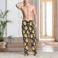 thumbnail image 3 of Cauagu Moon Bear Mens Pajama Pants Sleep & Lounge Pants,PJ Bottoms with Pockets-Medium, 3 of 7