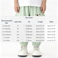 thumbnail image 4 of BXSRUTA Toddler Cotton Jogger Pants with Cute Bear Print Elastic Waist and Ankles for Boys and Girls, 4 of 8