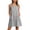 Gray, variant on QSXADF Women's Summer Tank Sundress Mini Dress Fashion Casual Striped Graphic V-Neck Sleeveless Casual Regular Length Women's Dresses Vacation Dress