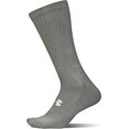 thumbnail image 2 of Under Armour Adult Tactical HeatGear Boot Socks, 1-Pair , Foliage Green/White , Shoe Size: Mens 4-8, Womens 6-9, 2 of 3