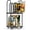 Black, variant on MOOFI Art Drying Rack with Wheels, Double Layer Painting Drying Rack and Artwork Storage Rack, Mobile Canvas Storage Organizer for Art Studio, Classroom, Posters, Prints and Canvas Panels
