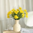 thumbnail image 6 of Simulation Of 3 Tied Daffodils Small Fresh Living Room Table Decoration Floral Artificial Flowers Bouquet Daffodils Artificial Flowers Outdoor Indoor Garden Home Decoration, 6 of 6
