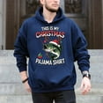 thumbnail image 5 of This Is My Christmas Pajama Bass Fish Santa Hat – T-Shirt, Hoodie & Sweatshirt – Holiday Apparel – Festive Fishermen, 5 of 6