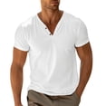 thumbnail image 1 of Men's Summer Sleeves Short Sleeve Slim Fit Fashion Breathable Men's Golf ShirtM, 1 of 5