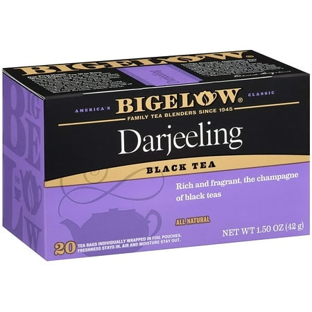 (6 Pack) Bigelow Tea Darjeeling Black Tea  20 Bags