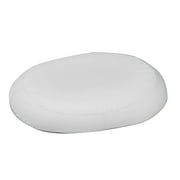 DMI 18" x 15" x 3" Foam Contoured Ring Cushion Polyester/Cotton Cover White 513-8018-1900