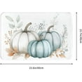 thumbnail image 3 of Bath Mat for Bathroom Pastel Pumpkin Thanksgiving Leaf Rugs Shower Mats Memory Foam Rug Non Slip Floor Small Carpet Soft Light Absorbent Washable for Home Hotel Decor 15.7 X 23.6 inch, 3 of 6