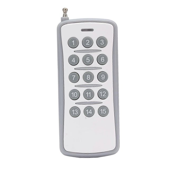 433MHz Universal Remote Control Wireless ABS 15 Keys Remote Control Switch for Replacement Door Light