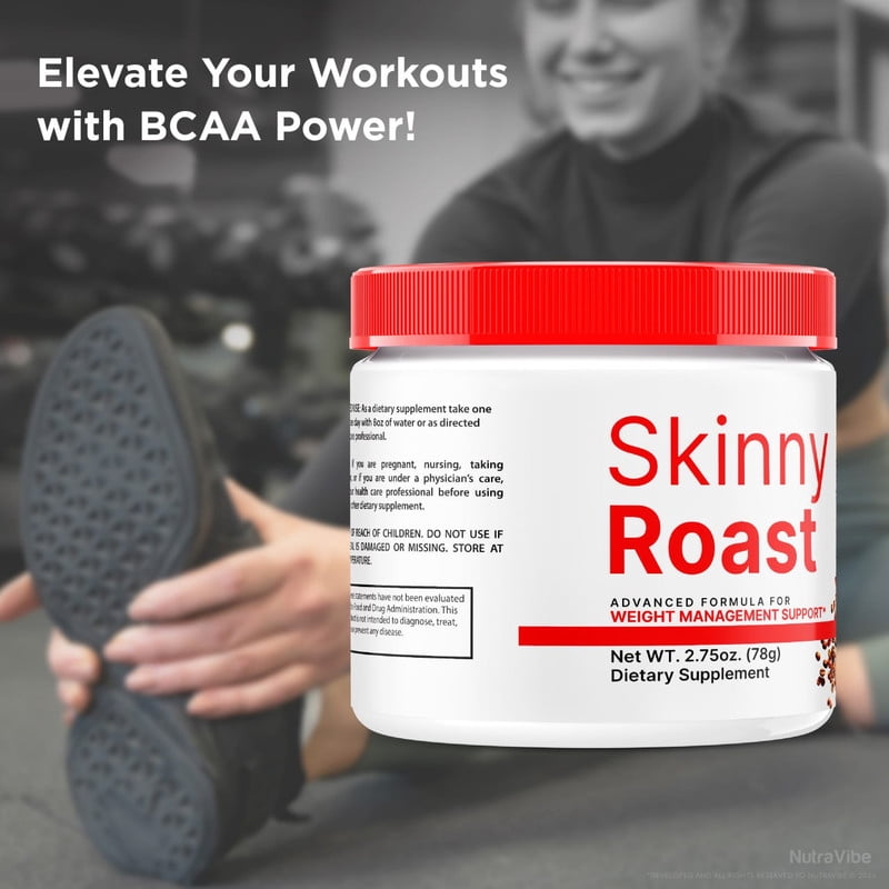 (2 Pack) Skinny Roast Powder - Naturally Supports Active Lifestyle and Fitness, Premium Supplement For Lasting Energy & Health, SkinnyRoast Coffee Detox Formula, Official Review (120 Servings)