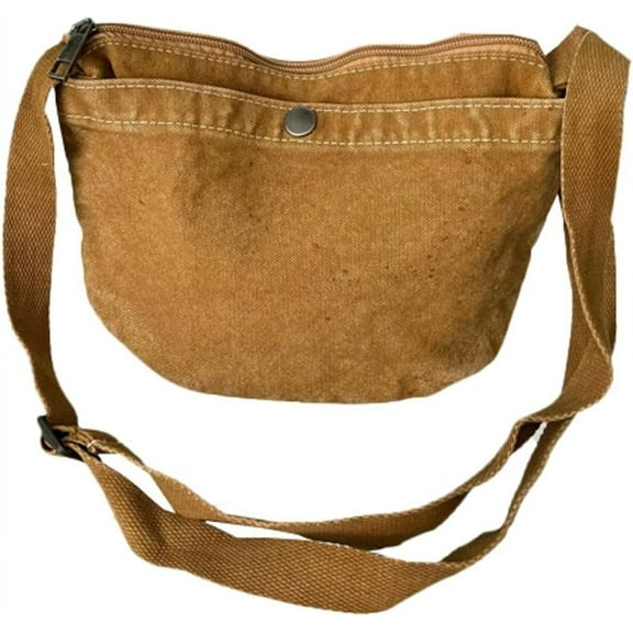 Kukuzhu Canvas Shoulder Bag Women Soft Designer Tote Bag Casual Small Shopping Traveling Message Bag Purse