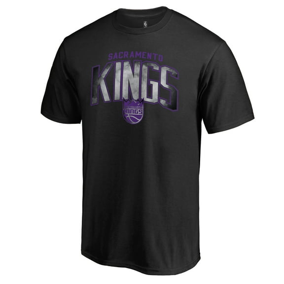 Men's Black Sacramento Kings Arch Smoke T-Shirt