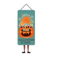 thumbnail image 1 of LIWEN Decorative Sticker Waterproof Peel And Stick Strong Stickiness Smooth Self-adhesive Scene Layout PVC Halloween Trick Or Treat Lollipops Pumpkin Door Decal for Living Room, 1 of 8