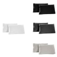 thumbnail image 3 of Funda de almohada de cama de color sólido Funda de cojín rectangular para decoración de dormitorio 2 piezas Scienceny JJ13689-01, 3 of 7