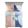 thumbnail image 2 of Mainstays Blush Aiden 8 Piece Bed in a Bag Comforter Set with Sheet Set, King, 2 of 11