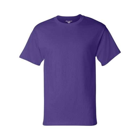 Champion Men's Athletic Wear T425 Short Sleeve Workout Gym T Shirt Purple XL