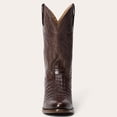 thumbnail image 3 of Men's Stetson Holliday Caiman Boots Handcrafted Round Toe Tobacco, 3 of 7