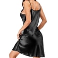 thumbnail image 3 of FUTATA Nightgown for Women V Neck Sleepwear Soft Pajama Dress Chemise Sleeveless Casual Nightshitr, 3 of 4