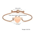 thumbnail image 2 of Personalize Heart Urn Locket Adjustable Braided Rope Bracelet Funeral Urns Bracelet for Cremation Ashes Memorial Jewelry, 2 of 6