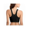 thumbnail image 7 of Women Pure Color Plus Size Ultra-thin Large Bra Sports Bra Front Zipper Full Cup Padded Tops, 7 of 7