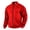 13# Red, variant on Men's Sweatshirt Full Zip Up Stand Collar No Hood Casual Jackets with Pockets Long Sleeve Mock Neck Fall Warm Coats