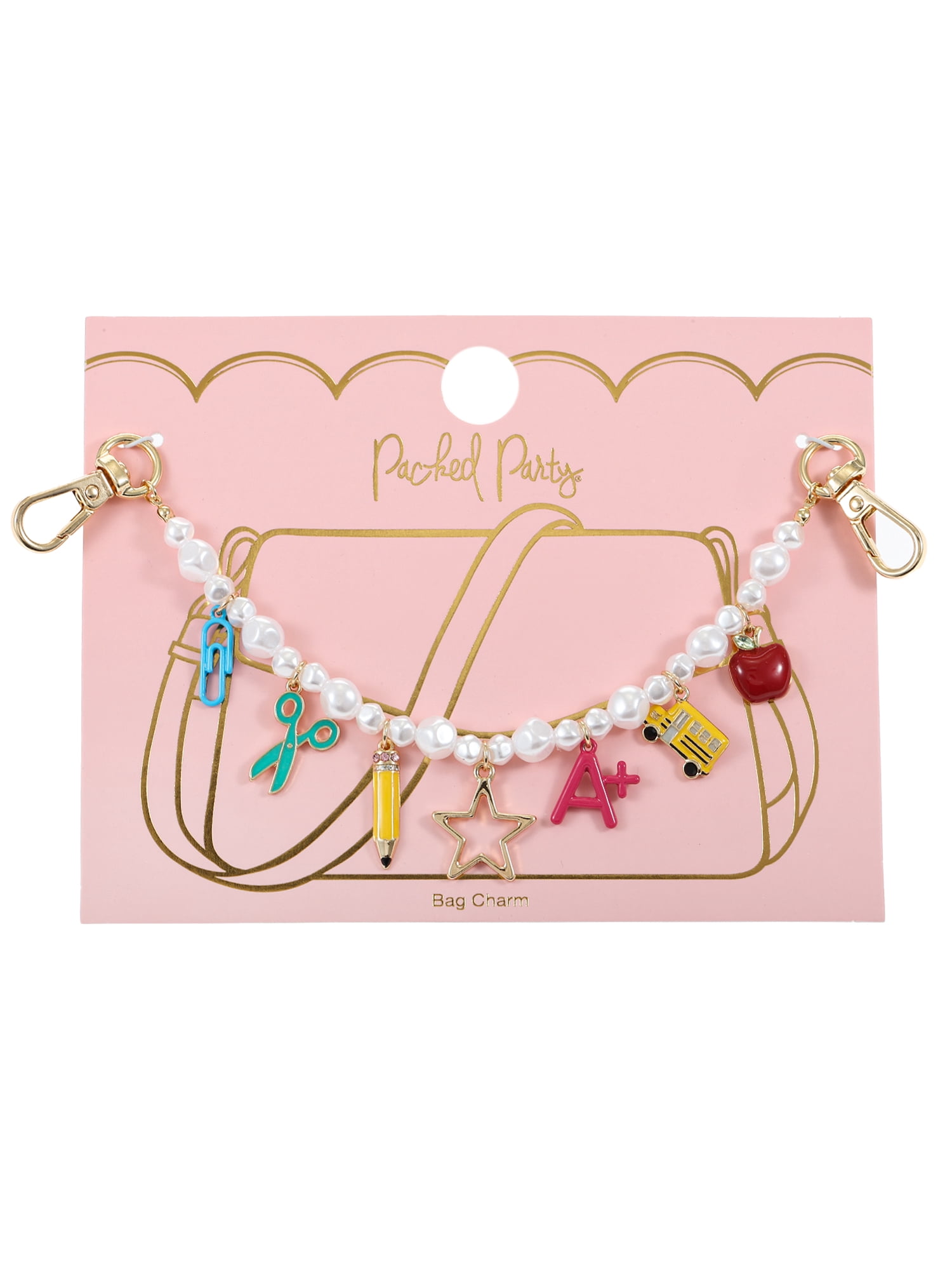 Packed Party Women's School Essentials Purse Charm