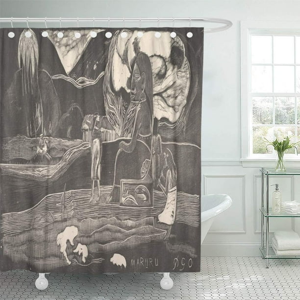 Suttom Maruru By Paul Gauguin 1893 94 French Post Impressionist Shower Curtain 66x72 Inch Com Suttom Maruru By Paul Gauguin 1893 94, 94 Shower Curtain