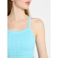thumbnail image 4 of No Boundaries Cropped Textured Stitch Tank Top, Women's XXS-XXL, 4 of 5