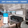 thumbnail image 4 of Paoweric 12V 600Ah LiFePO4 Lithium Battery with 300A BMS, Compact Lithium Iron Phosphate Battery for Solar, RV, Home Energy Storage, 4 of 7
