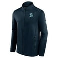 thumbnail image 2 of Men's Fanatics Deep Sea Blue Seattle Kraken Authentic Pro Rink Fleece Full-Zip Jacket, 2 of 3