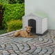 thumbnail image 1 of Casa Casita Hogar Refugio Interior Exterior Mascota Perro Ideal Raza Mediana Grande Plástica Resistente Confortable RIMAX, 1 of 7
