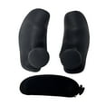 thumbnail image 2 of S SERENABLE 2x Weight Lifting Grips Pads Hand Grips Gym Exercise Anti Slip Workout Grips Black, 2 of 9